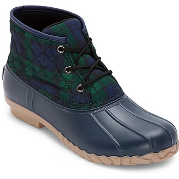 St. John's Bay Shoes - St. John's Bay Womens Denton Flat Heel‎ Rain Boots